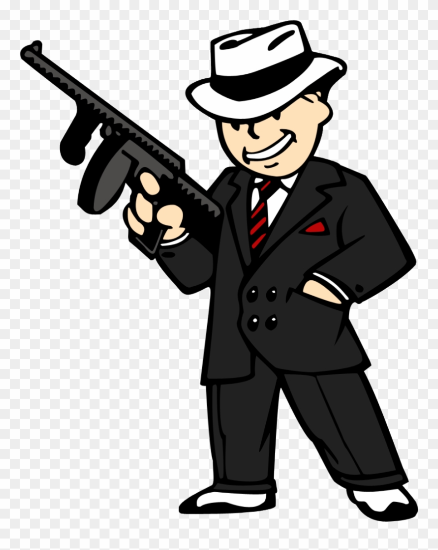 Vault Boy Gangster Clipart