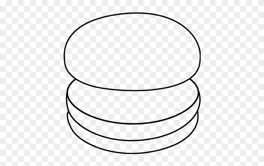 How To Draw Burger - Drawing Clipart