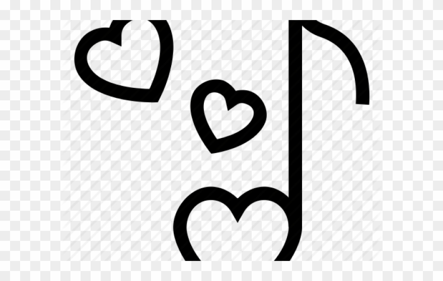 Music Icons Transparent White - Icon Love Music Png Clipart