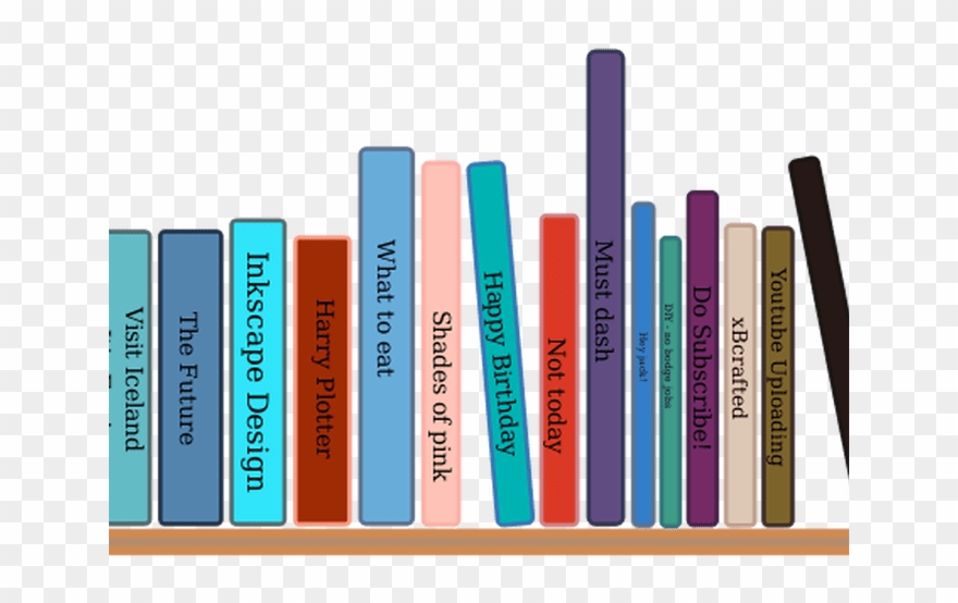 Shelf Clipart Blank Book - Bookshelf Png Transparent Png