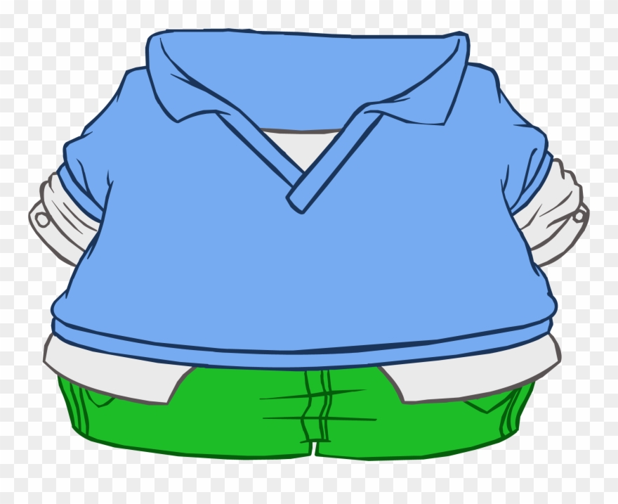 Collared Blue Shirt - Camisas Id De Club Penguin Clipart