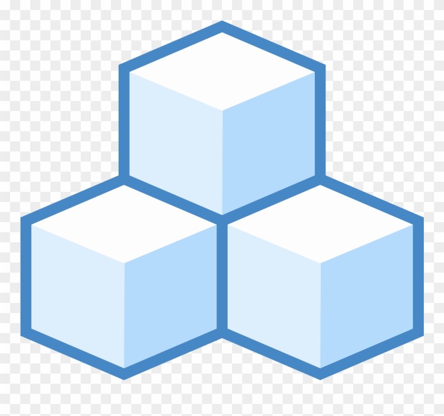 Sugar Cubes Icon - Icon Clipart