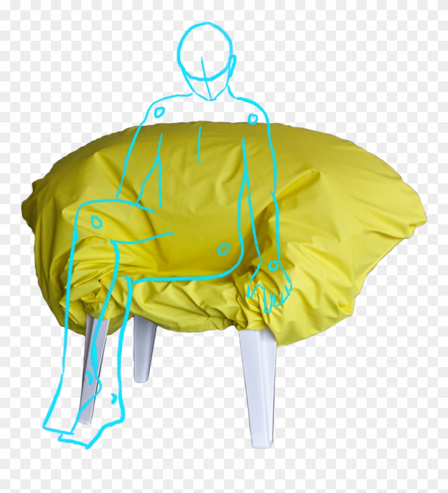 Sugarcube Chair By Nora Nilsson And Petra Renström - Illustration Clipart