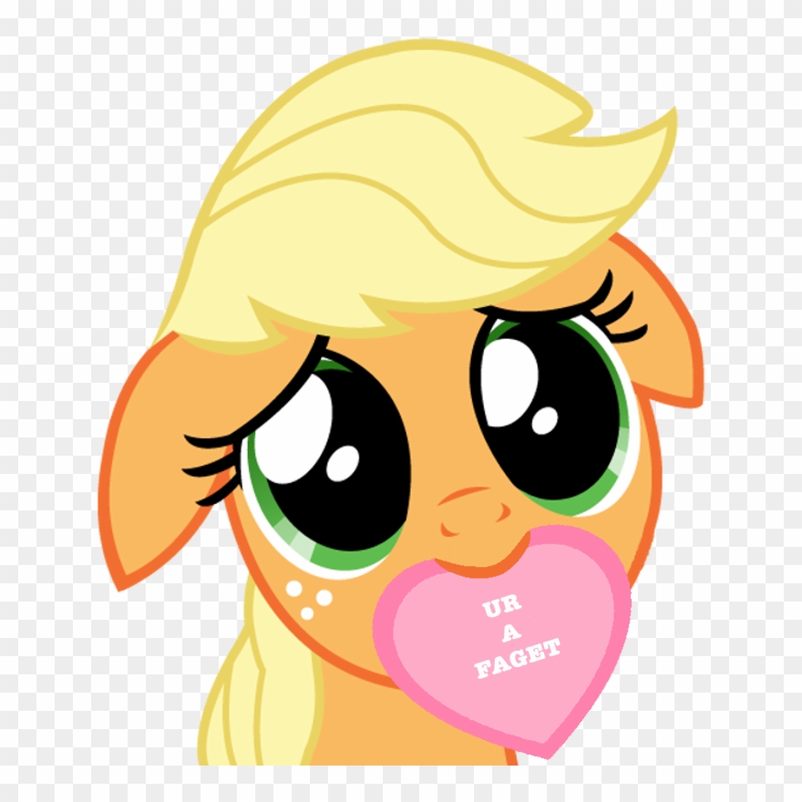 Mlp I Love You Applejack Clipart