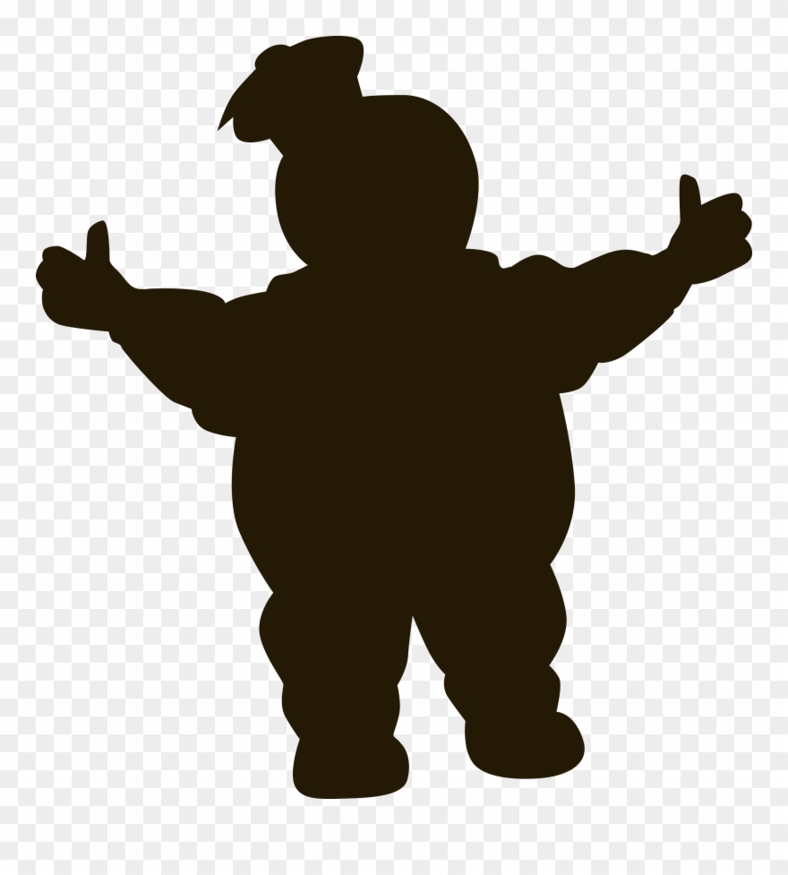 Ghostbusters Svg Silhouette Clipart Royalty Free Download - Ghostbuster Silhouette - Png Download