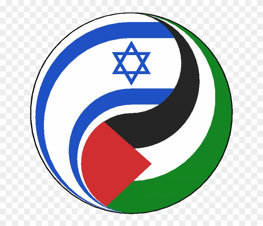 Pro - Israel Palestine Peace Logo Clipart