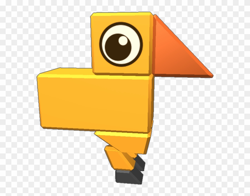 Just An Ordinary Duck, That Lays Exploding Eggs Clipart
