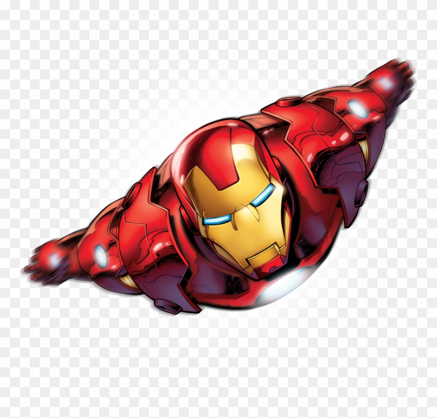 Iron Man Iron Man - Wall Decal: Iron Man Flying, 41x30cm. Clipart