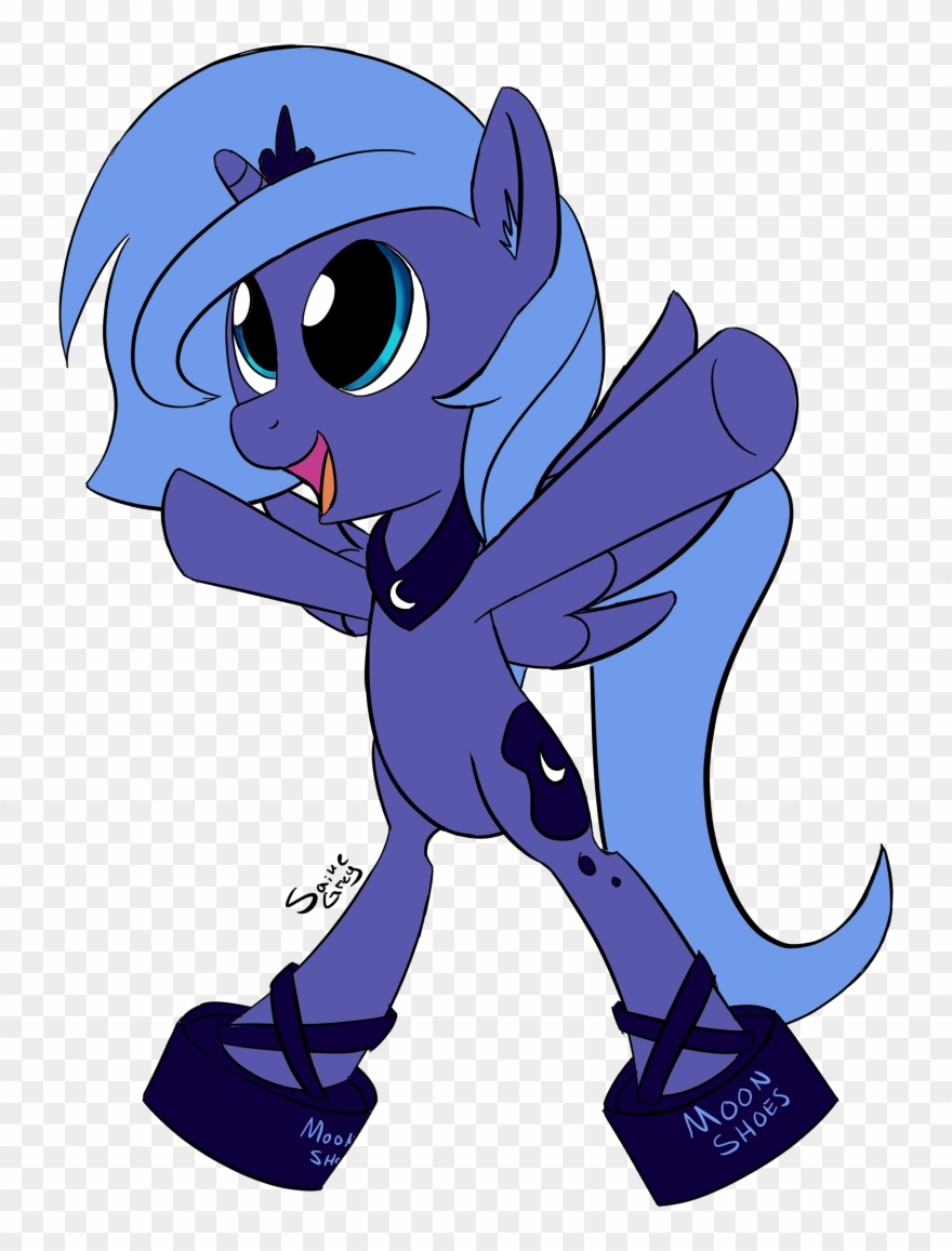 Saine Grey, Bipedal, Cute, Filly, Moon Shoes, Pony, Clipart