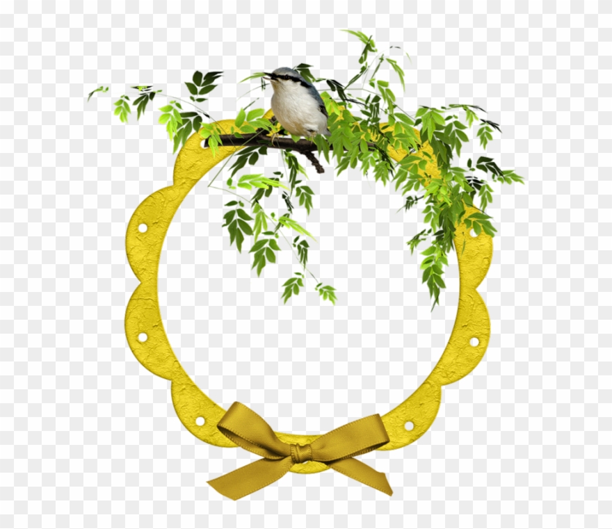 Cluster Bird And Flowers Clipart