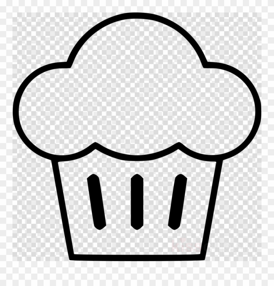 Muffin Clip Art Black And White Clipart American Muffins - Iphone Heart Emoji Png Transparent Png