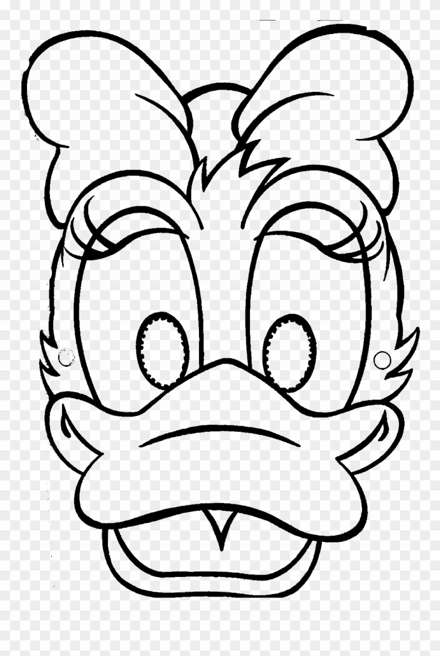 Clipart Duck Mask - Mascara De Pata Para Imprimir - Png Download