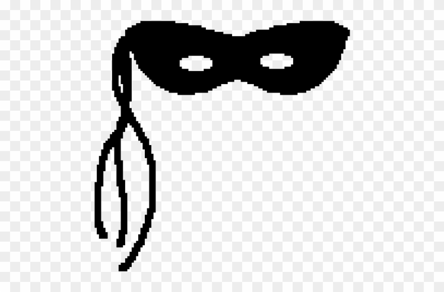 Mardi Gras Mask Clipart Black And White - Mask Clip Art - Png Download