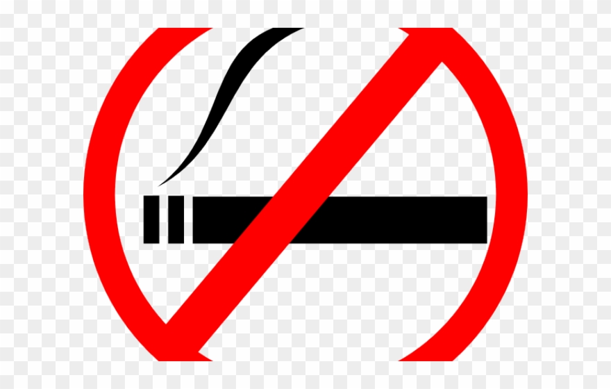 No Smoking Clipart Cigarette - Smoking Sign - Png Download
