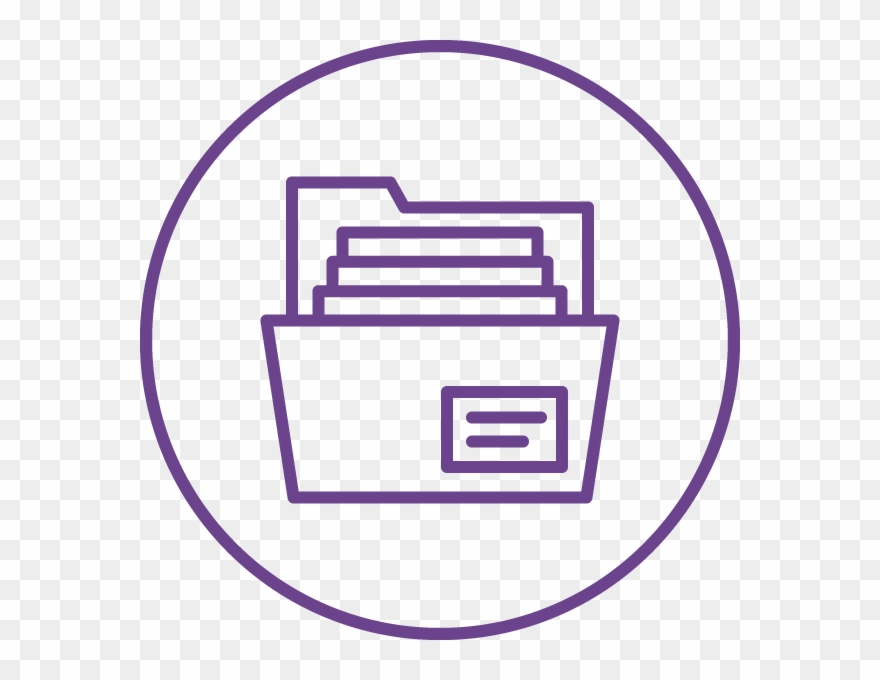 Data Collection - Icon Assessment Purple Clipart