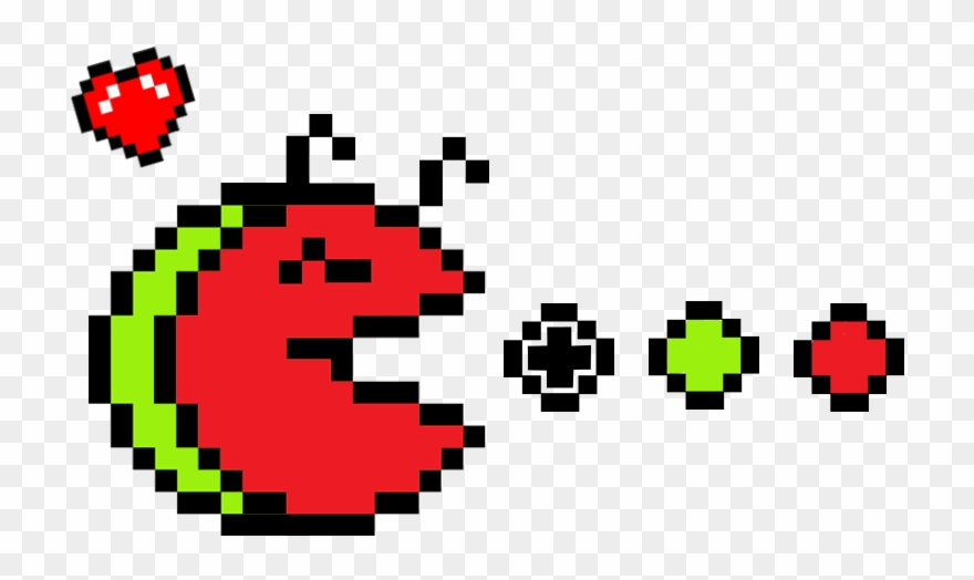 Pixel Pacman - Pac-man Clipart