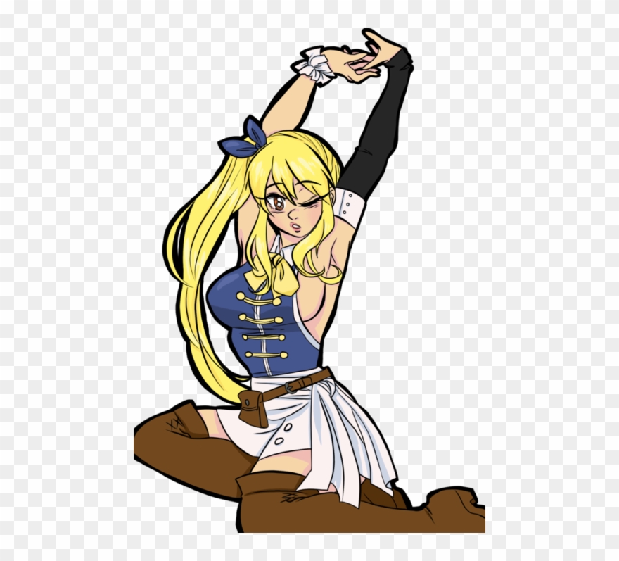 Whoops I Really Like Fairy Tail Here's Lucy I Love - Lucy's Appearance In X 792 Clipart