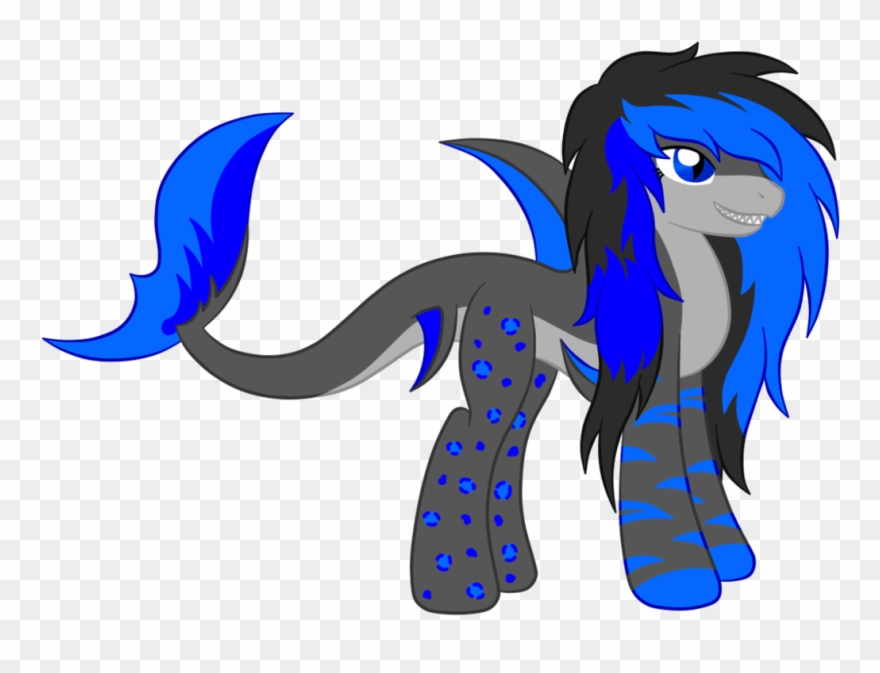 Mako Triaki/dj Shark B8 The Shark Pony By Silverromance - Shark Pony Oc Clipart