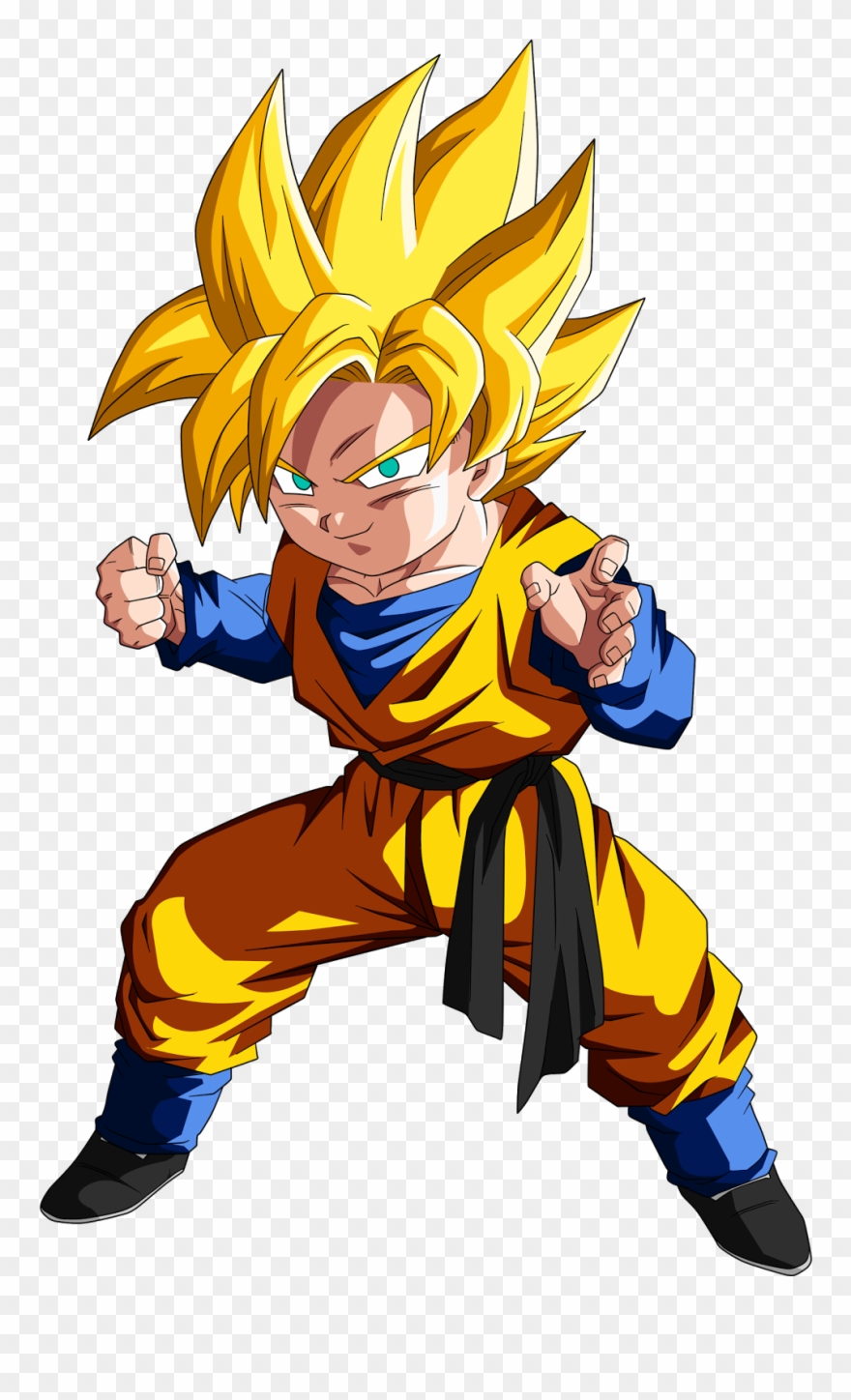 Render - - Dragon - Ball - Goten - Dragon Ball Z Gotan Clipart