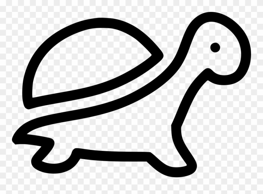 Turtle Comments - White Turtle Icon Clipart