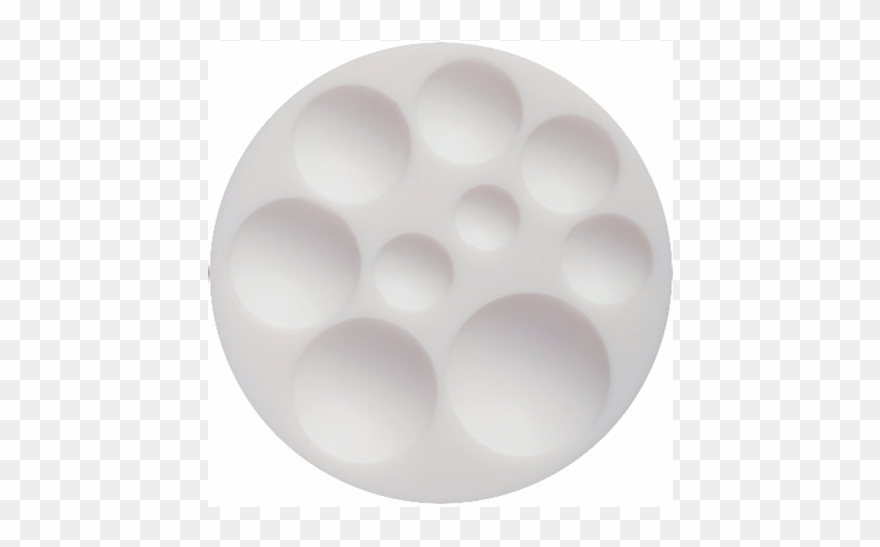 Moule En Silicone 9 Éléments Cabochons Ronds - Circle Clipart