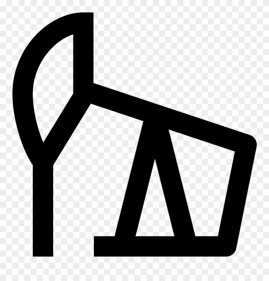 Oil Pump Icon - Pumpjack Clipart