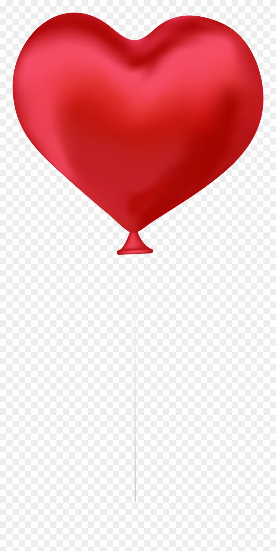 Red Heart Balloon Png Clipart