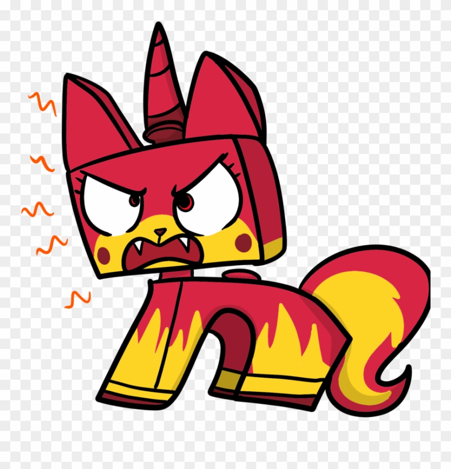 Raging Unikitty - Unikitty Rage Transparent Background Clipart
