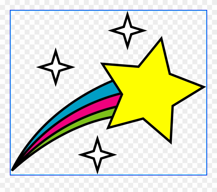 Clip Art Download The Best Shooting Clip Art Description - Star Clipart - Png Download