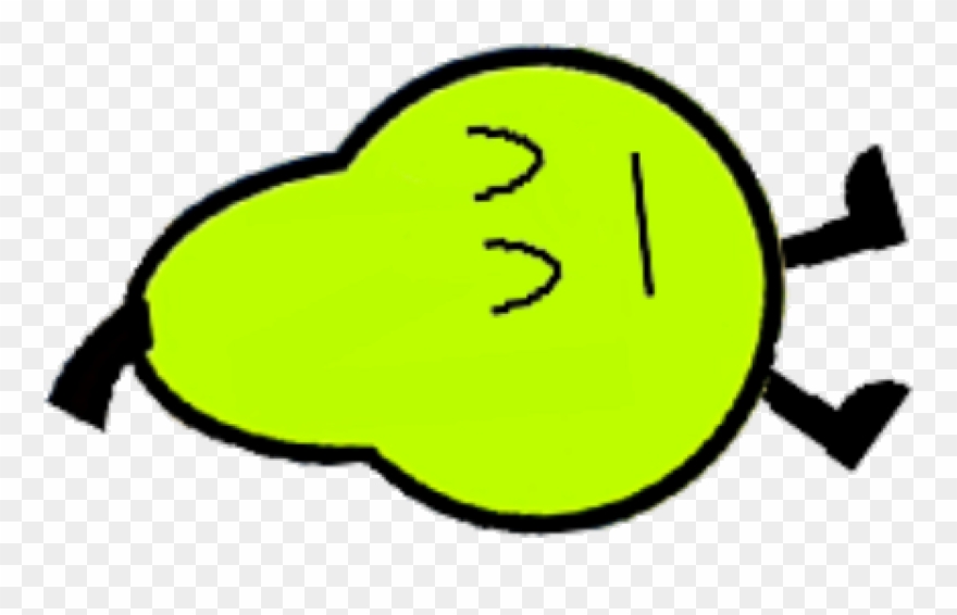 Sleeping Pear - Brawl Of The Objects Pear Clipart