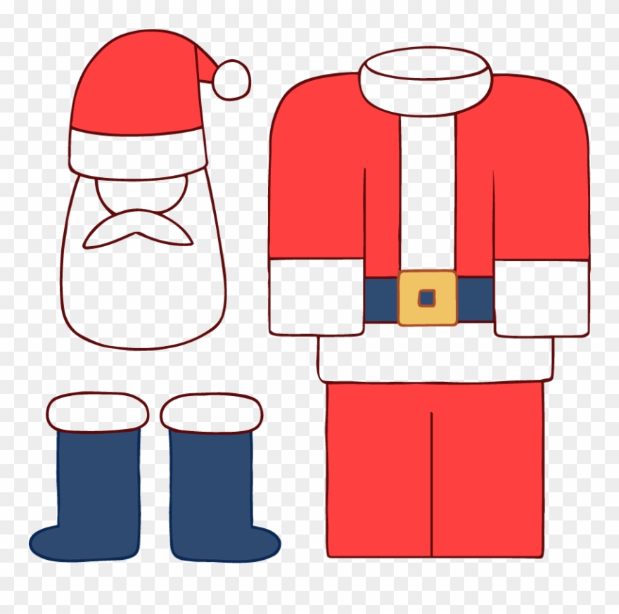 Santa Suit - Santa Claus Clipart