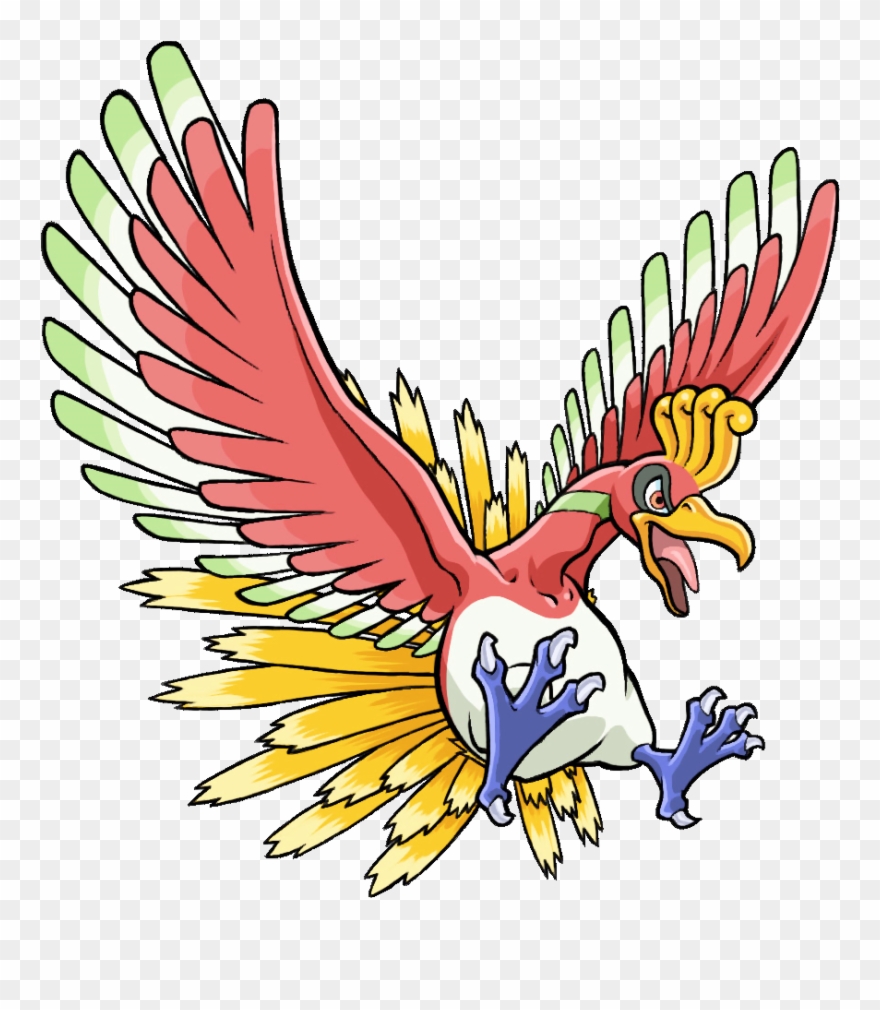250 Ho-oh Prgs - Ranger Guardian Signs Ho Oh Clipart