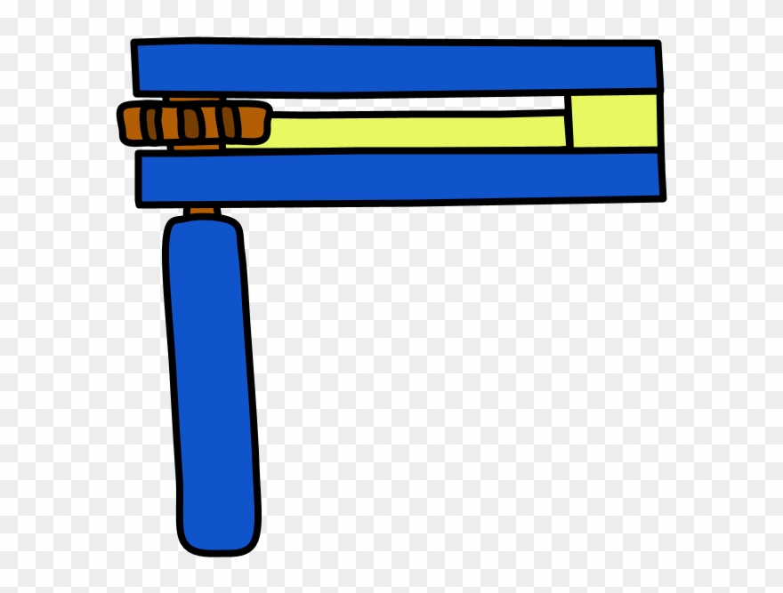 Noisemaker, Blue, Yellow - Yellow Clipart