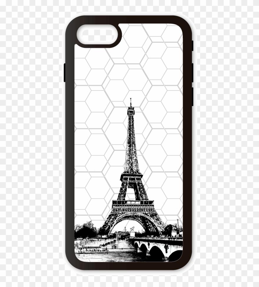 Funda Móvil Iphone 7/iphone 8 París Torre Eiffel 3d - Eiffel Tower Clipart