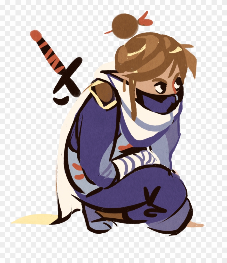 “the First Thing Botw Link Did When I Made Him In Tomodachi - The Legend Of Zelda: Breath Of The Wild Clipart