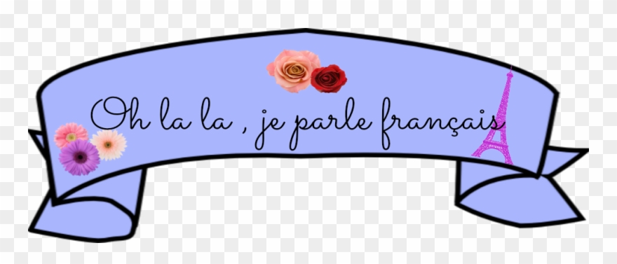 French Banner Francais - Banner Clipart Transparent Background - Png Download