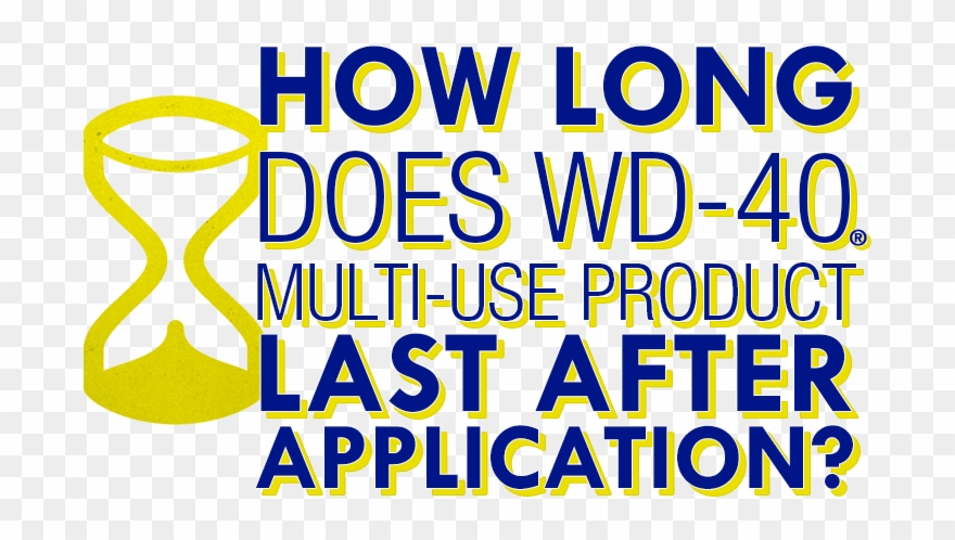 How Long Does <nobr>wd-40<sub>®</sub - Poster Clipart