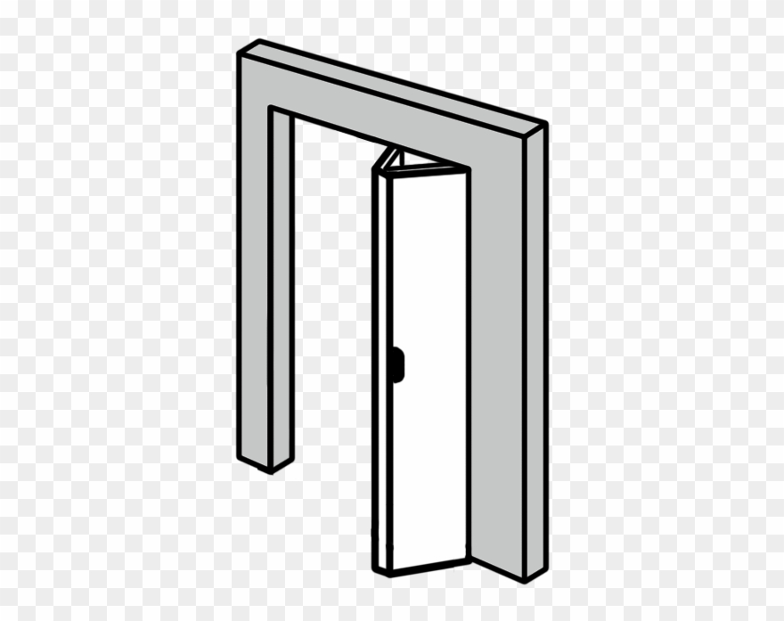 A Bi-fold Door Is A Type Of Folding Or Sliding Door - Door Clipart