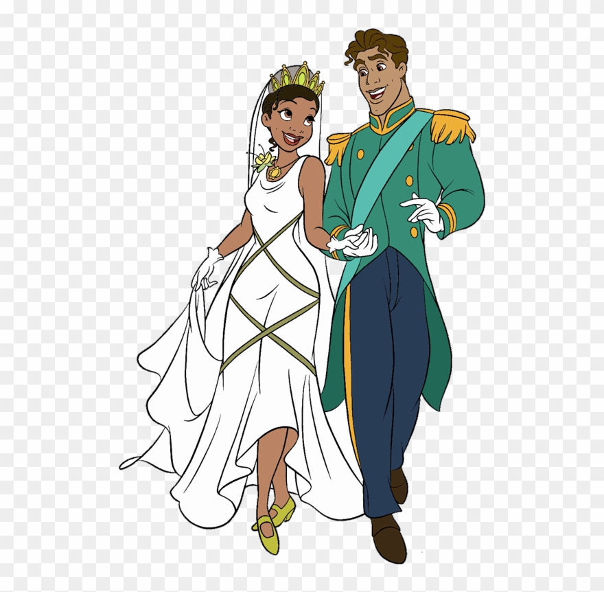 Disney Princess Tiana Prince Naveen Clipart