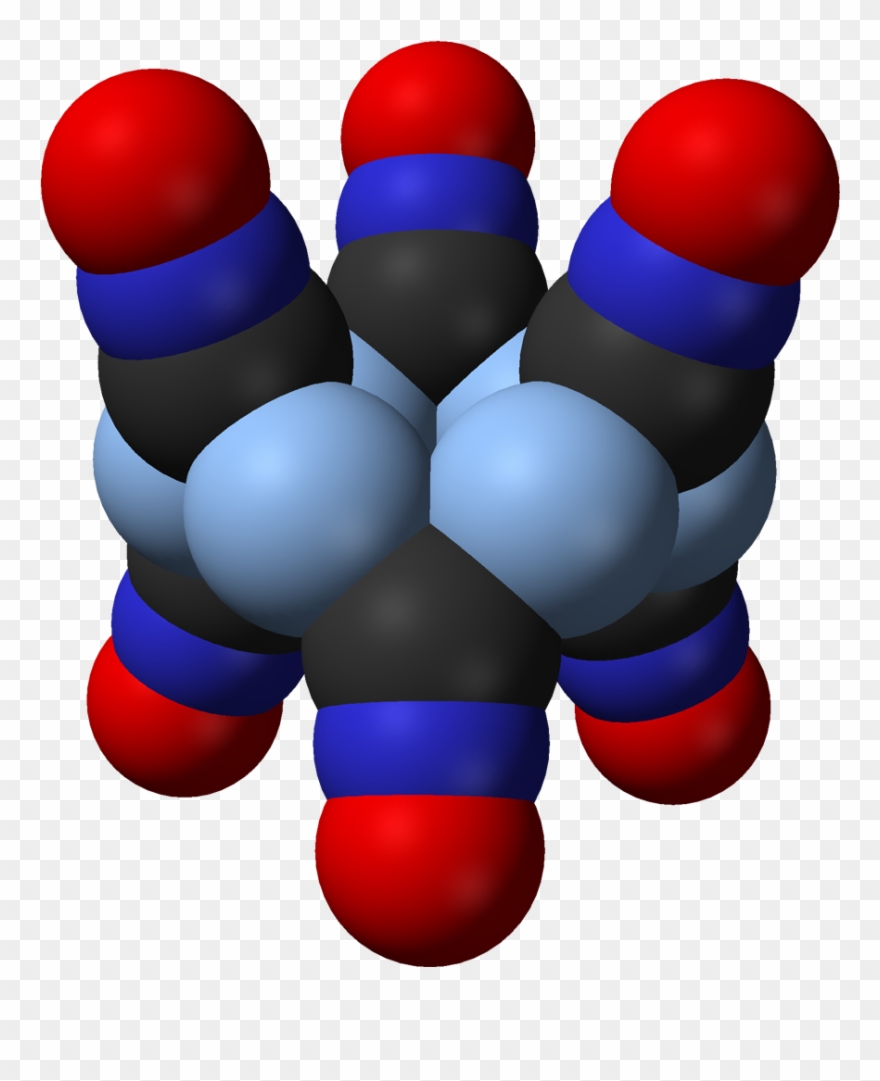 Silver Fulminate - Silver Nitrate 3d Structure Clipart