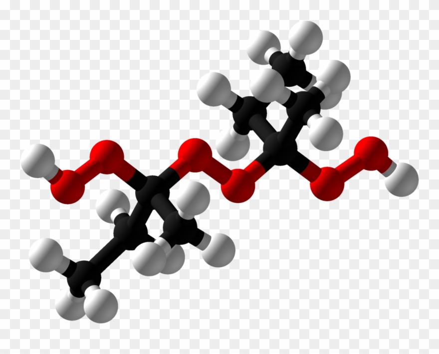 Benzoyl Peroxide Ball And Stick Clipart