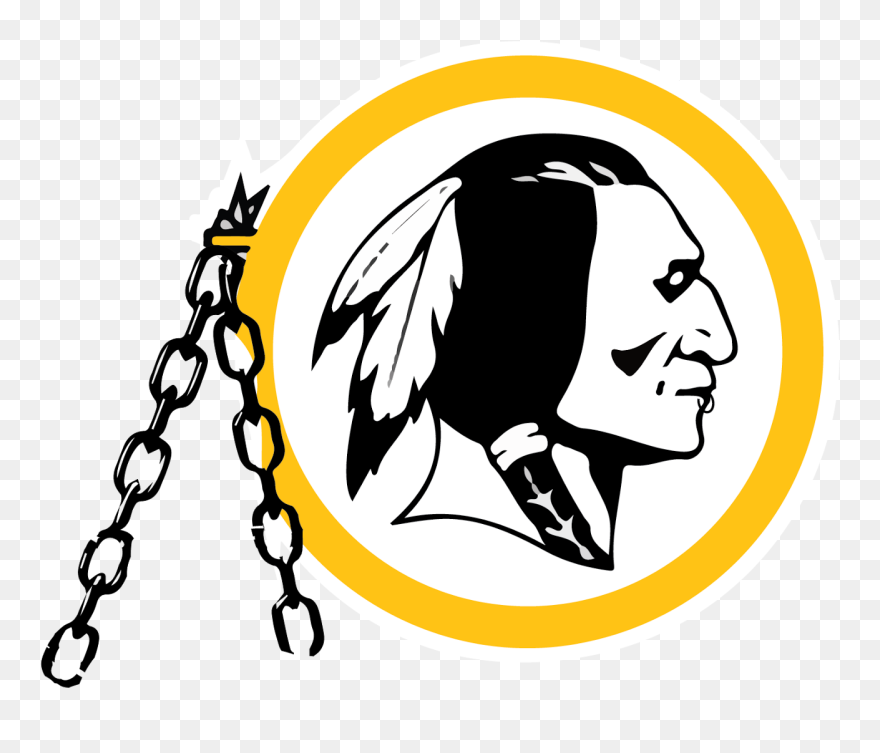 Washington Redskins - Baseball Team Indian Logo Clipart