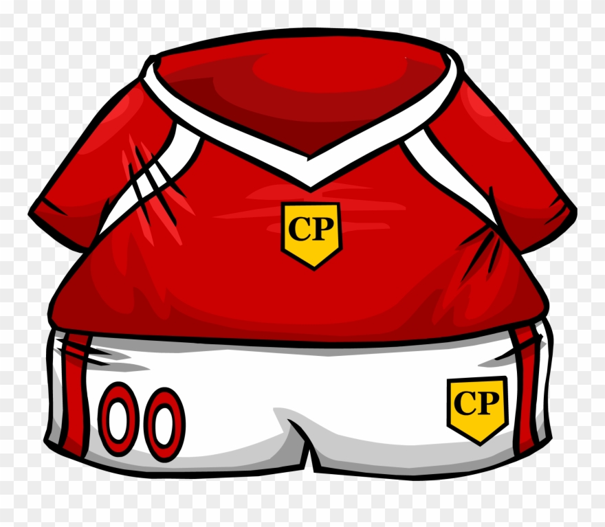 Red Soccer Jersey Clipart