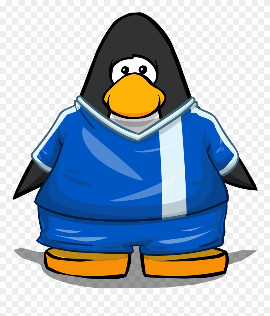 Custom Soccer Jersey 24118 On Player Card - Club Penguin Clipart