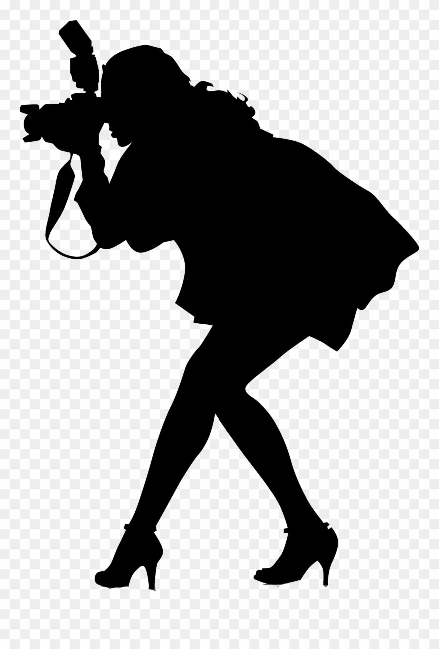 Photographer Clipart Silhouette - Png Download