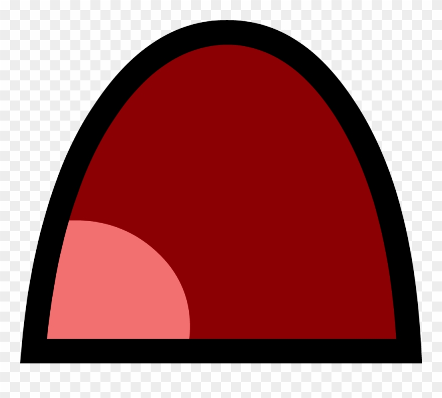 Pen Mouth Frown 2 - Bfdi Assets Mouth _ Png Clipart