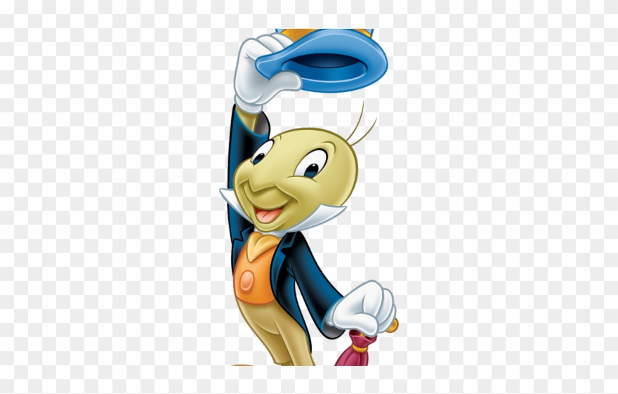 Jiminy Cricket Clipart Disney - Pepe Grillo - Png Download