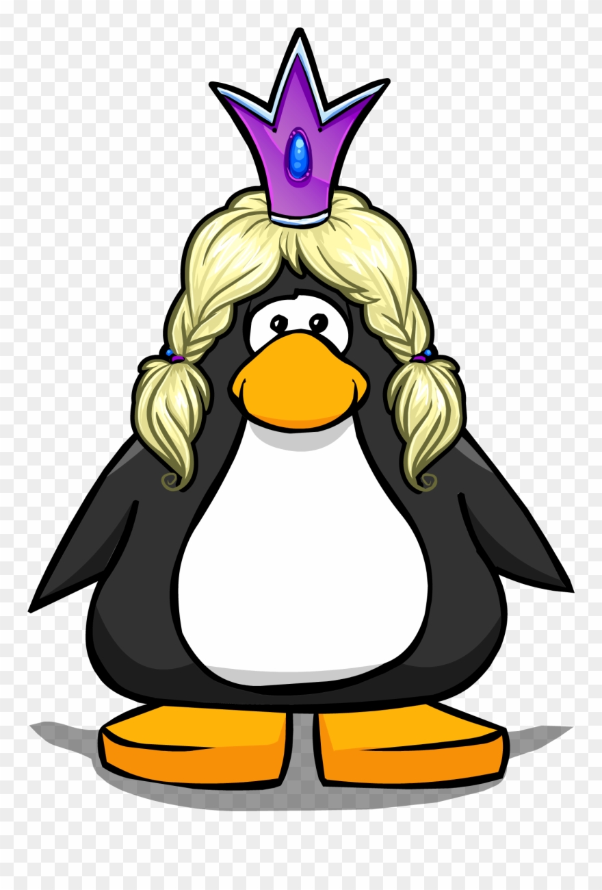 Santa Hat Clipart Club Penguin - Penguin With Top Hat - Png Download