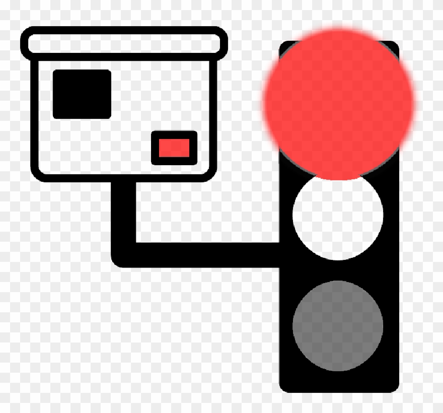 Traffic Light Cartoon - Ran Red Light Meme Clipart