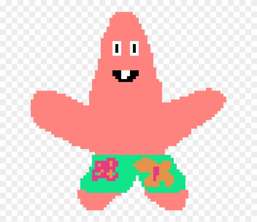 Patrick Star - Pixel Clipart